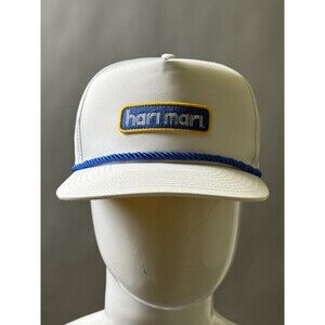 Hari Mari "The OG Hat" White Snapback Cap Blue Rope & Yellow Underbrim Unisex